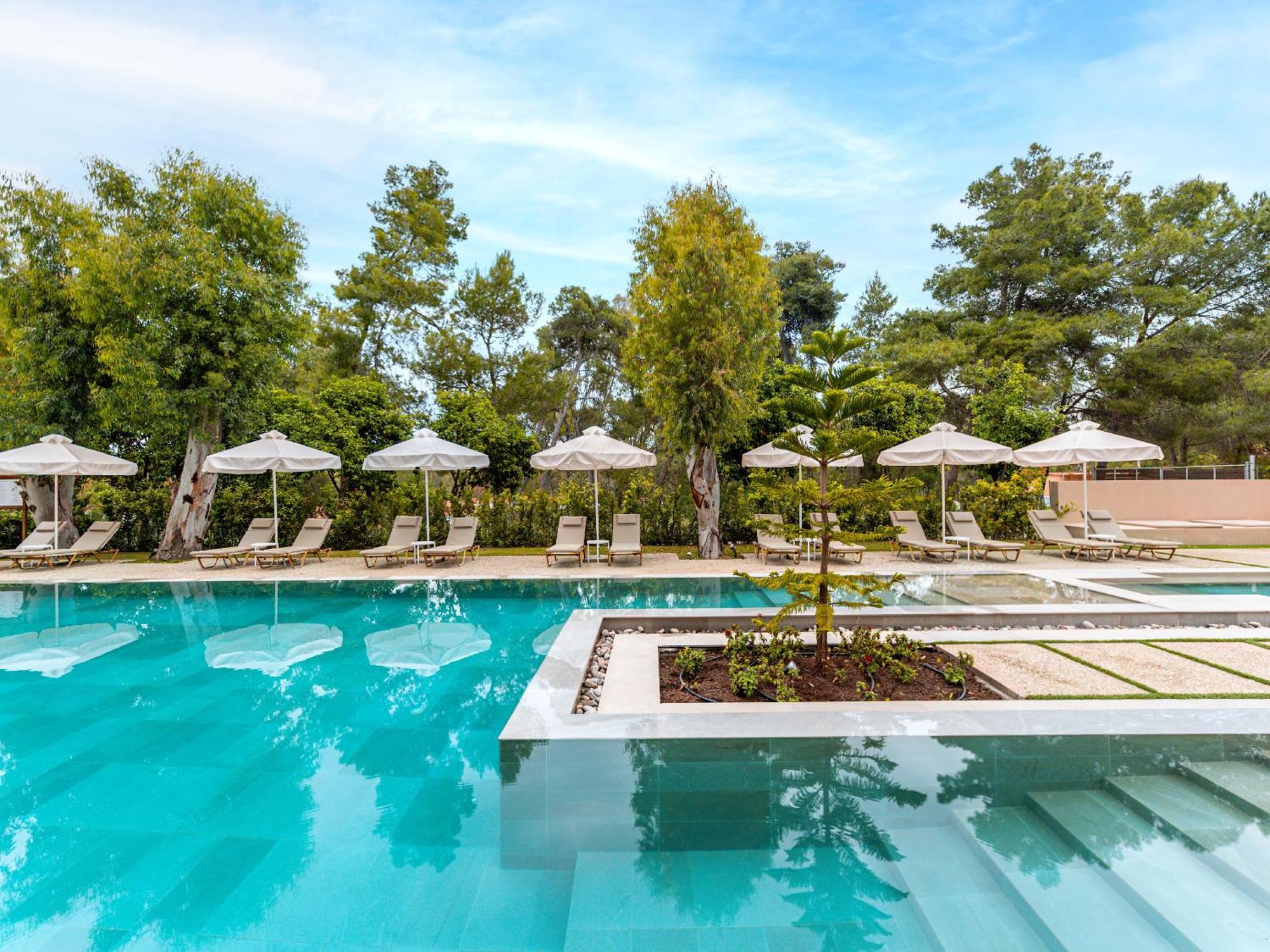 Grecotel Luxme Palms At Riviera Olympia & Aqua Park ロウトラ・キリニ エクステリア 写真