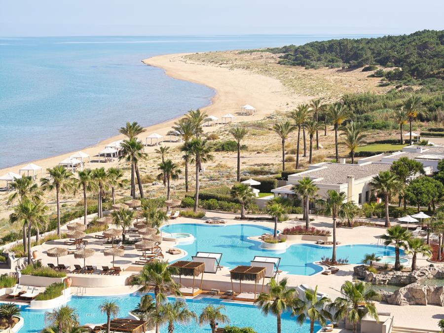 Grecotel Luxme Palms At Riviera Olympia & Aqua Park ロウトラ・キリニ エクステリア 写真