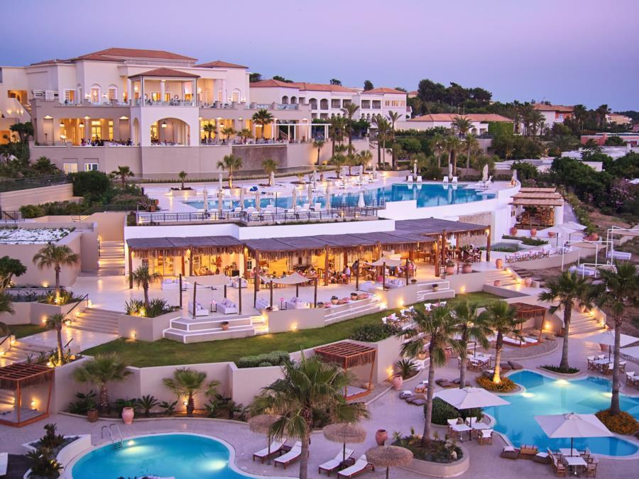 Grecotel Luxme Palms At Riviera Olympia & Aqua Park ロウトラ・キリニ エクステリア 写真